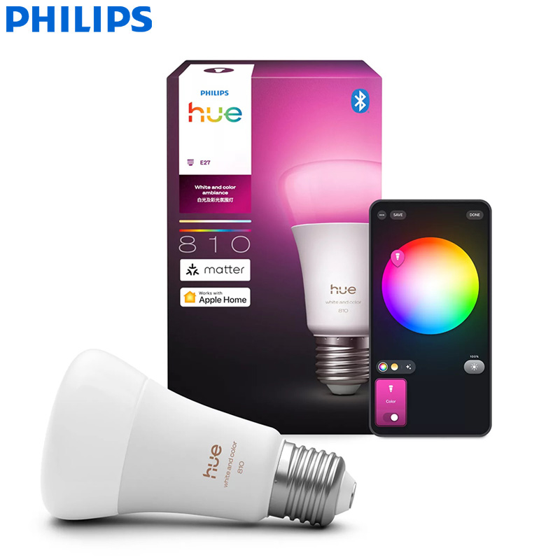 مصباح فيليبس هيو E27 A60 810LM - مراجعة Philips Light Hue White وسعره